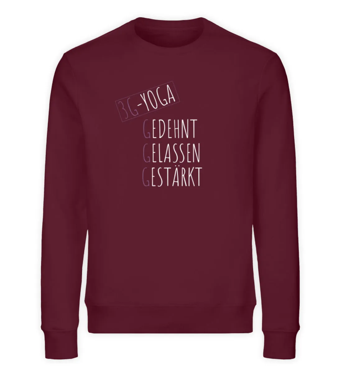 3G-Yoga Bio Sweatshirt Unisex