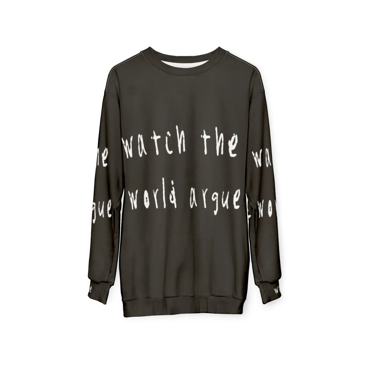 80s INXS Music Pop Art Sweatshirt - "Watch the World Argue"
