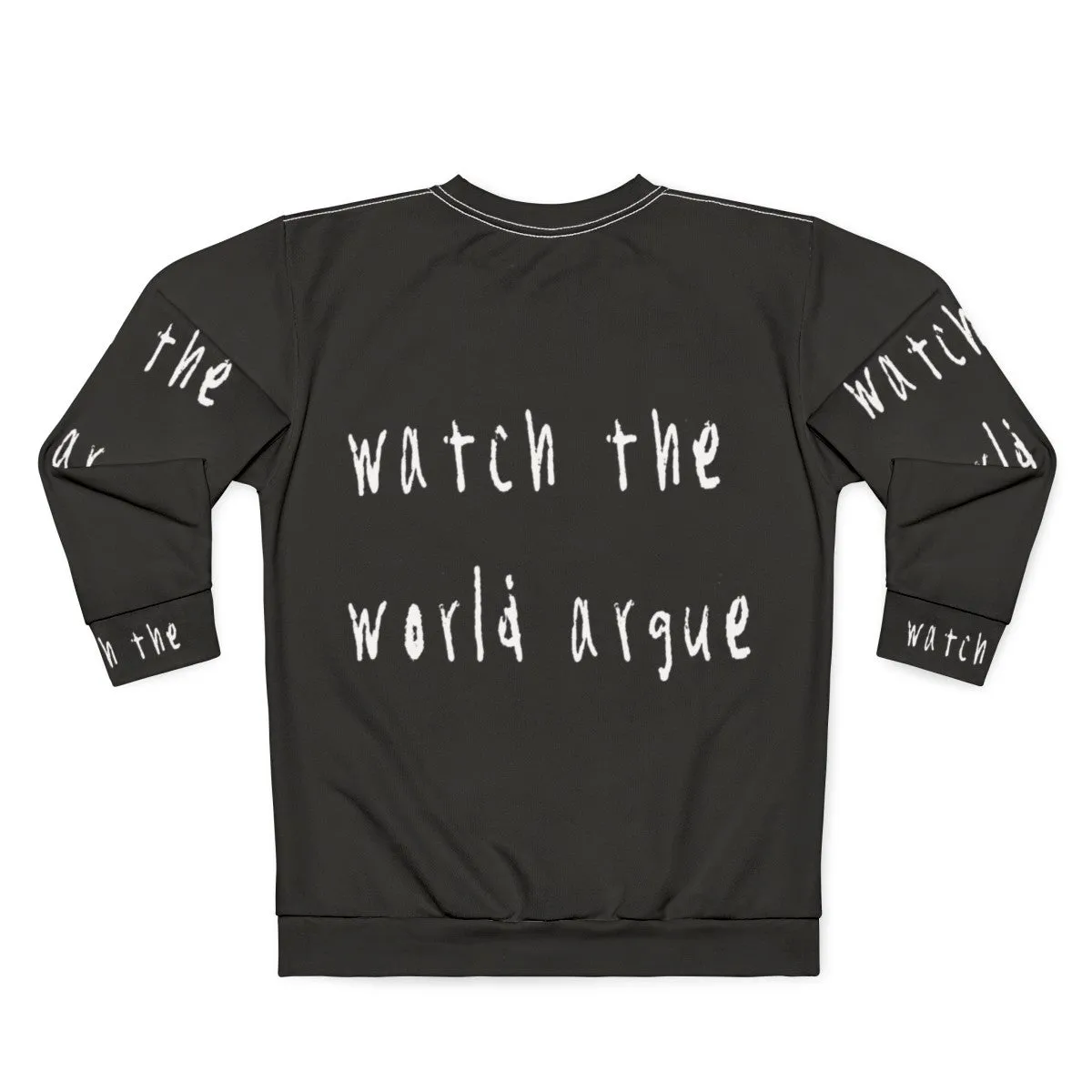 80s INXS Music Pop Art Sweatshirt - "Watch the World Argue"