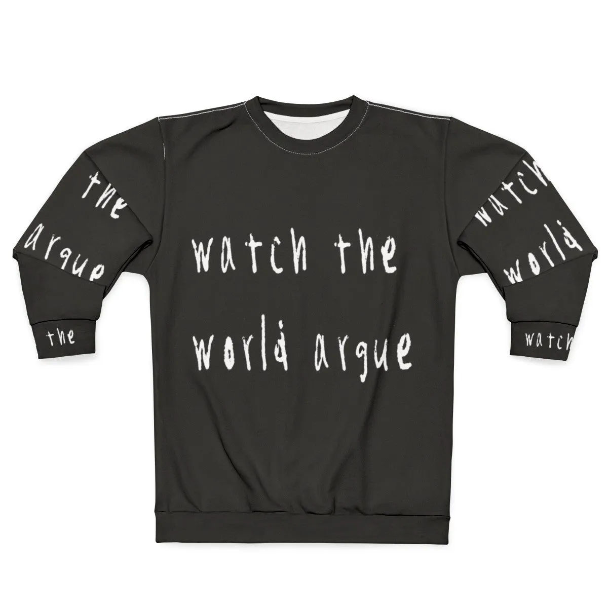 80s INXS Music Pop Art Sweatshirt - "Watch the World Argue"