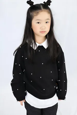 Adaptive Kids Dolman Sleeve Sweatshirt with Back Zipper Foe Easy Dressing