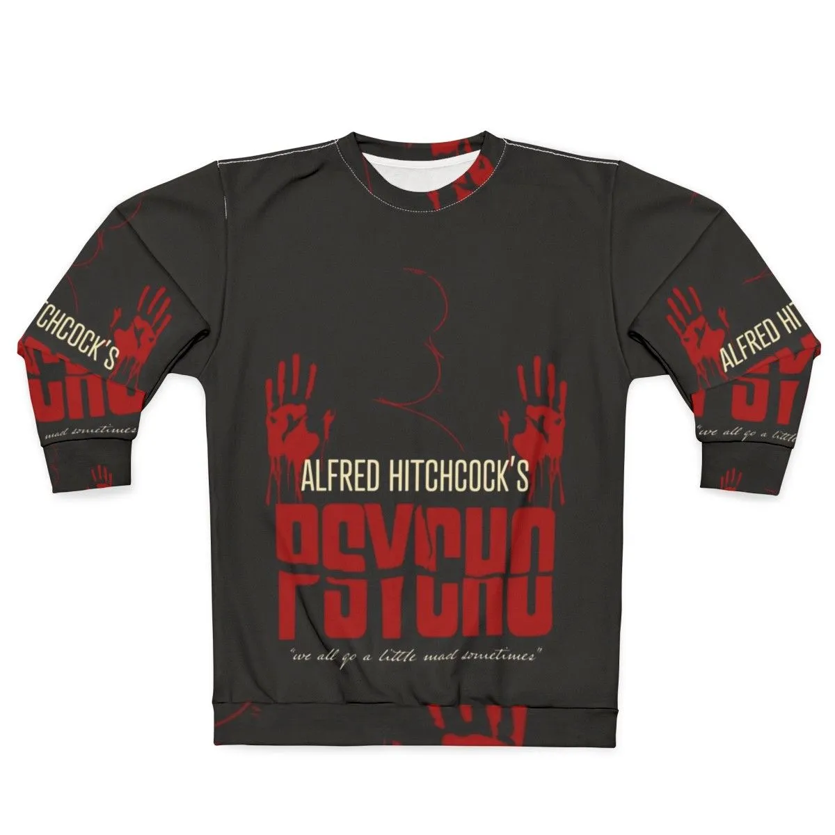 Alfred Hitchcock Psycho Thriller Movie Sweatshirt