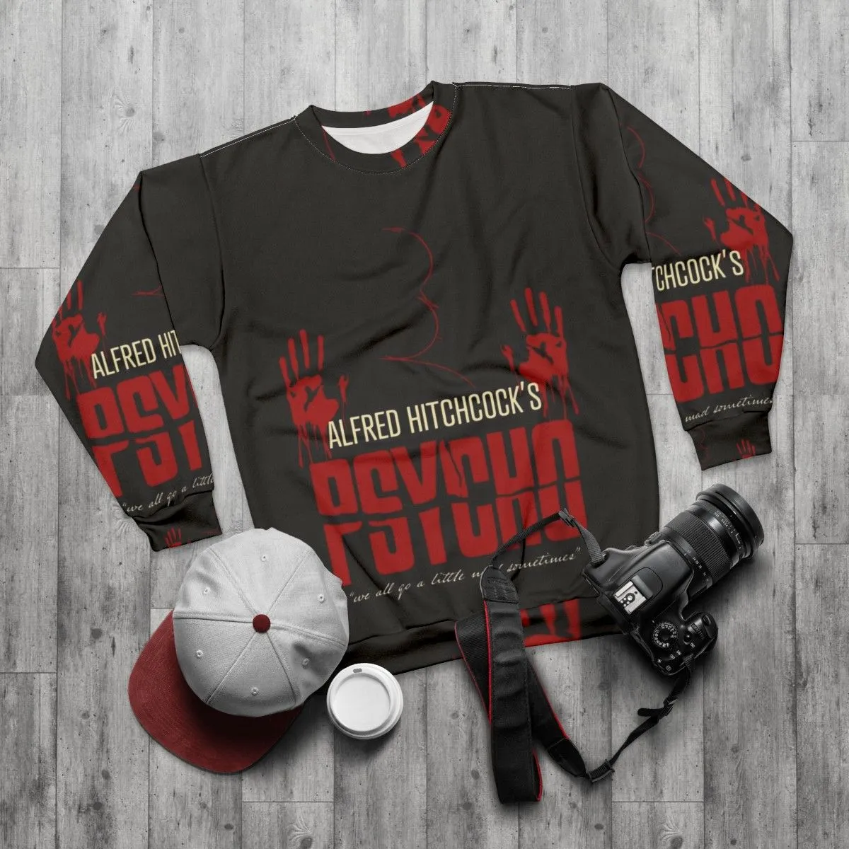 Alfred Hitchcock Psycho Thriller Movie Sweatshirt