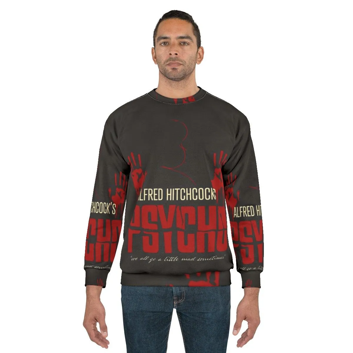 Alfred Hitchcock Psycho Thriller Movie Sweatshirt