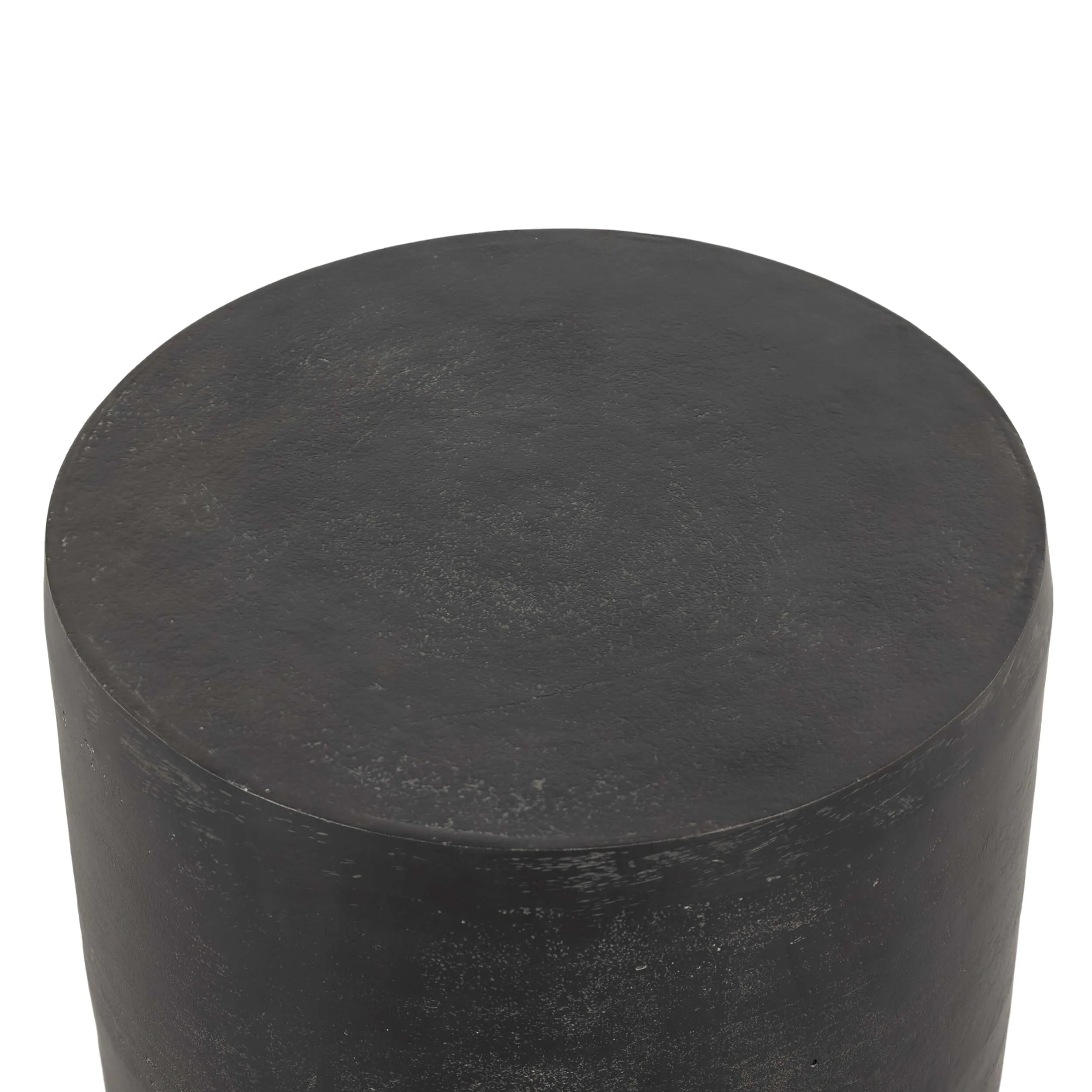 Basil Outdoor Drink Table, Aged Grey
