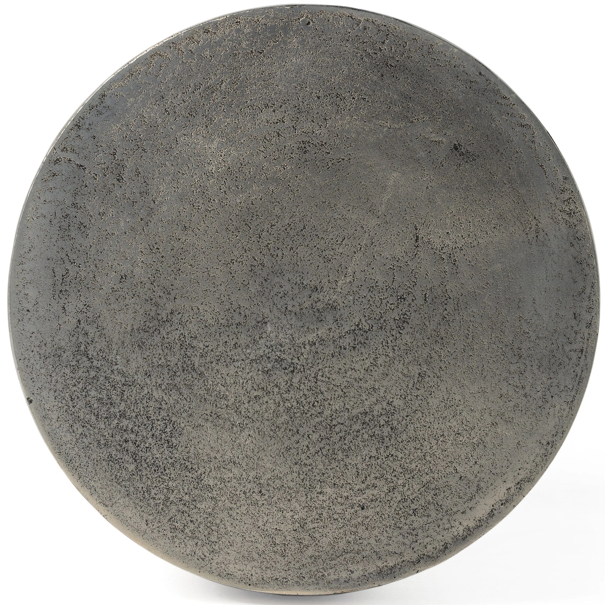Basil Outdoor Drink Table, Raw Antique
