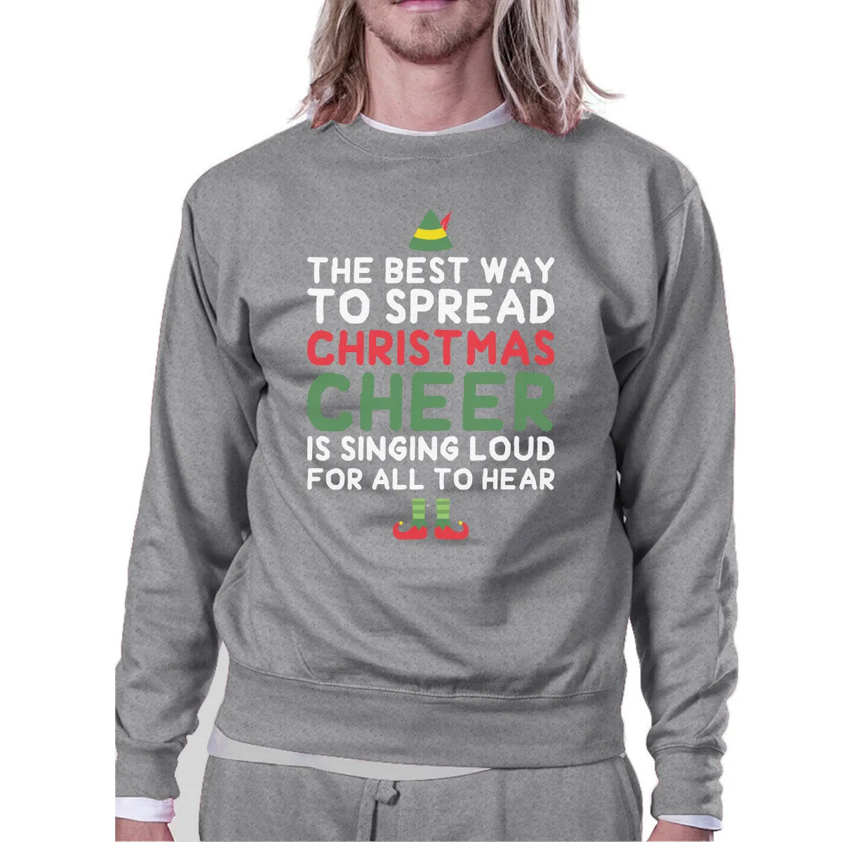 Best Way To Spread Christmas Cheer Sweatshirt Cute Fleece Sweater