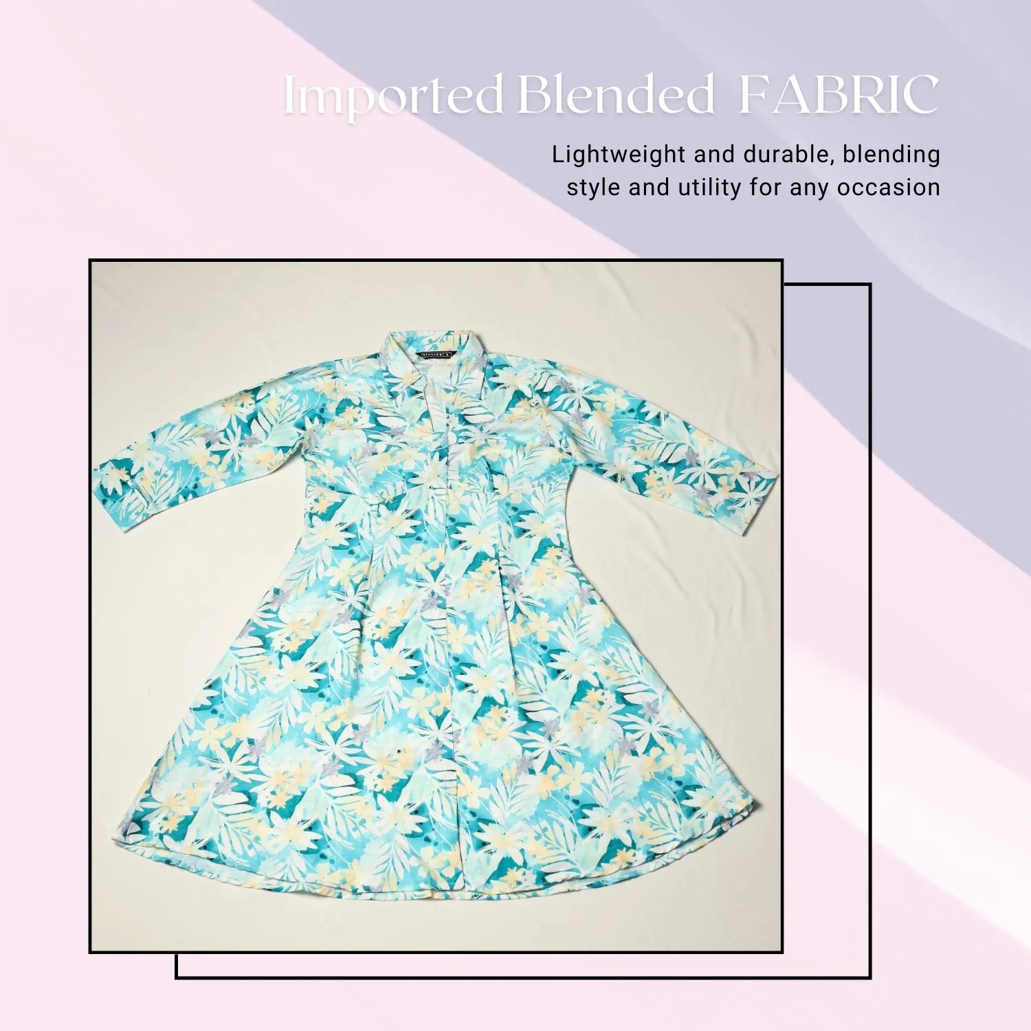 Blossom Breeze Floral Shirt Dress
