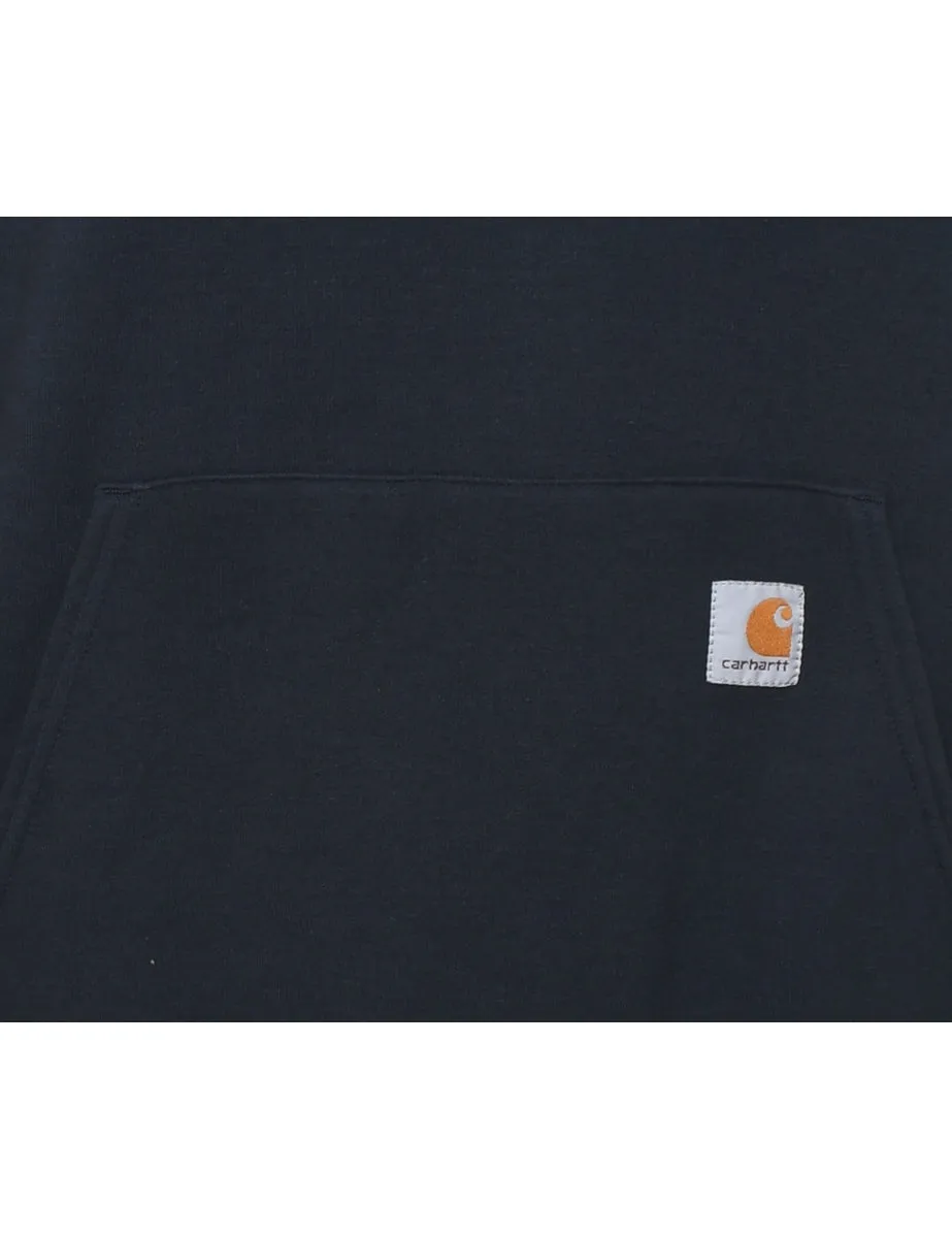 Carhartt Hooded Black Sweatshirt - M