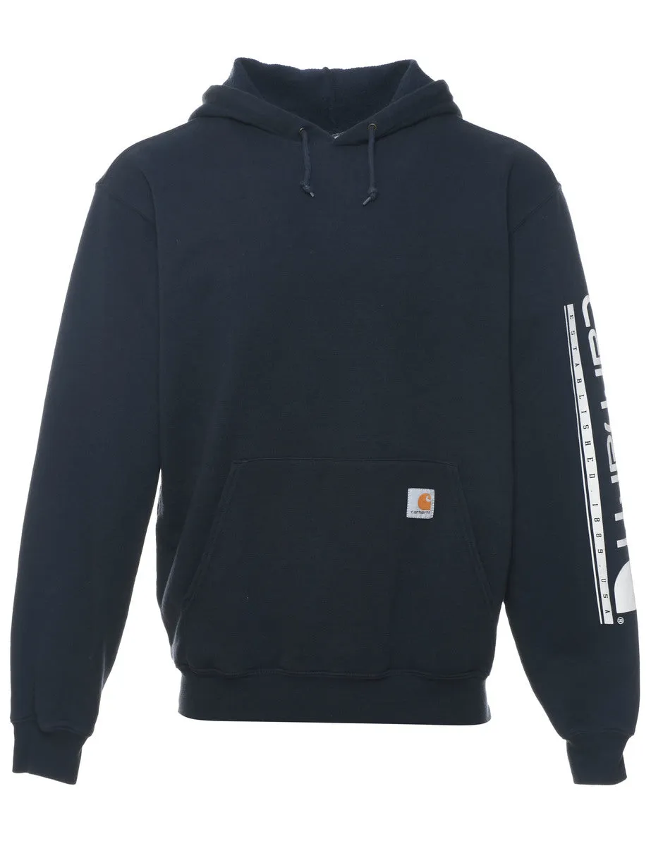 Carhartt Hooded Black Sweatshirt - M