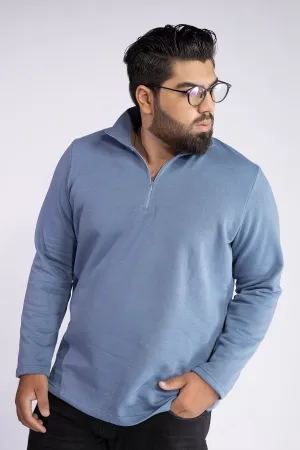 Cerulean Mock Zipper (Plus Size)  - W21 - MSW012P