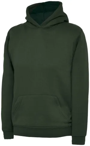 Childrens Classic Hooded Sweatshirt | Bottle Green