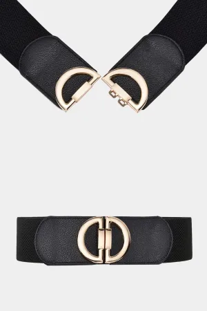 Classic Black Buckle Belt - W21 - WB00003