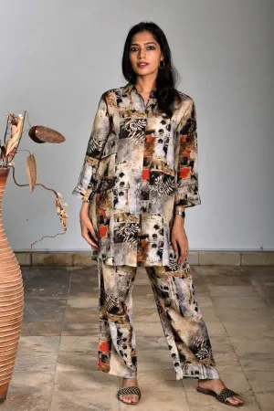 Collage Printed Tunic