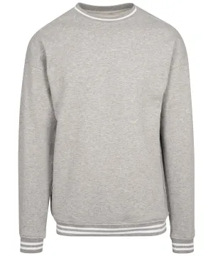 College sweat crew | Heather Grey/White