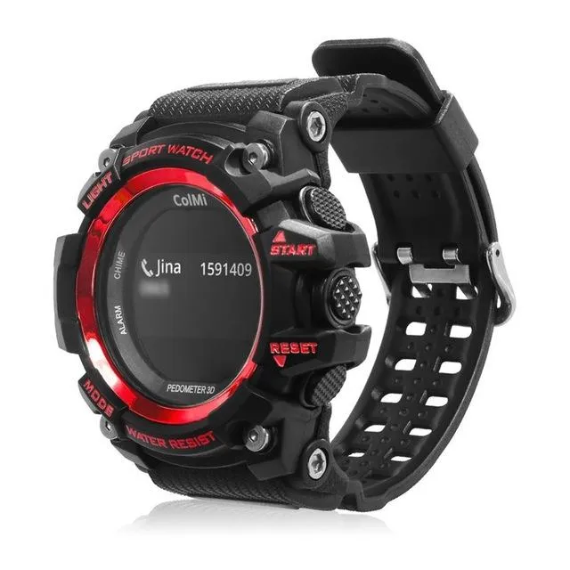 ColMi Smart Sport Watch T1 OLED Display Heart Rate Monitor IP68 Waterproof Push Message Call Reminder for Android IOS Phone