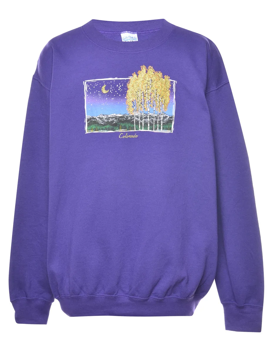 Colorado Printed Sweatshirt - M
