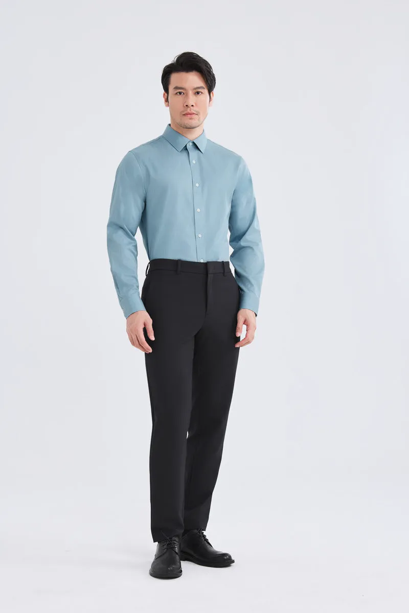 CottonSTRETCH Smart Pants  | Black BKFD01