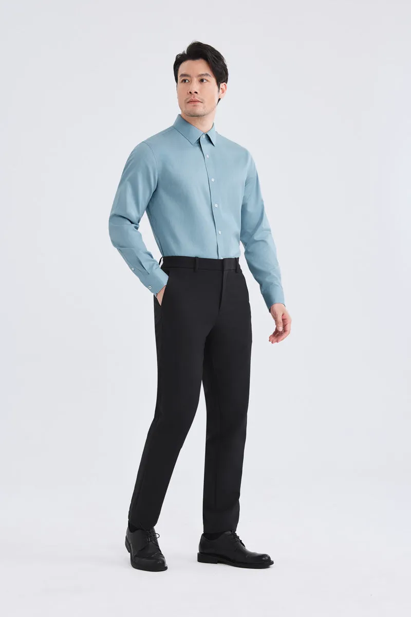 CottonSTRETCH Smart Pants  | Black BKFD01