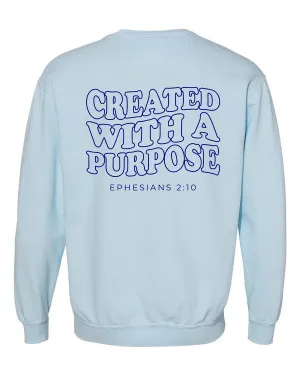 Created With Purpose Comfort Color Sweatshirt