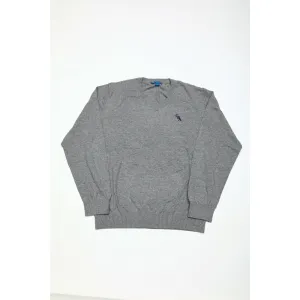 Dress Code Approved Grey V-Neck Sweater