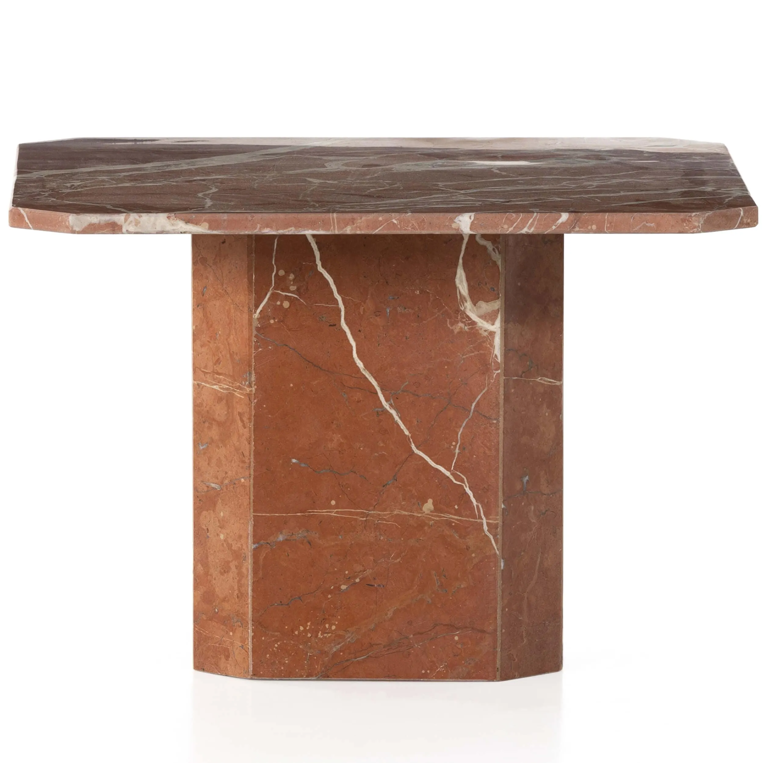 Edina Big Coffee Table, Rusty Marble