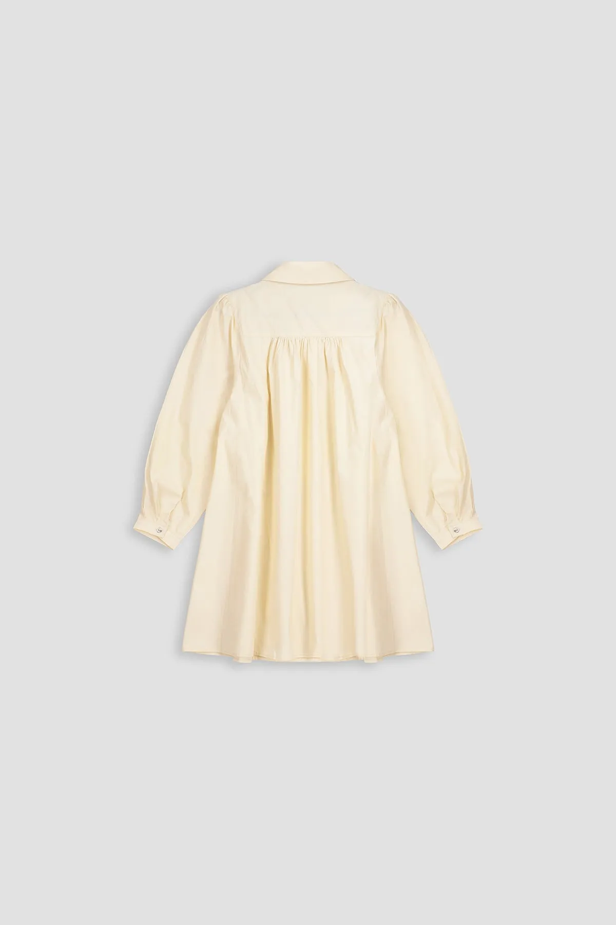 Embroiderd Midi Dress For Women - BEIGE