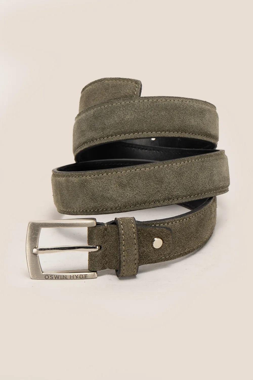 Exton Olive Suede