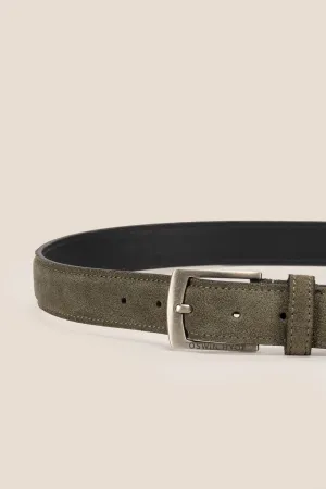 Exton Olive Suede