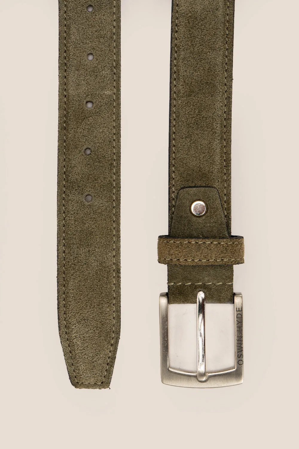 Exton Olive Suede