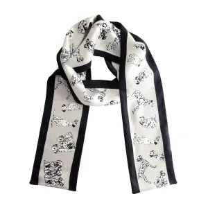 FASHION HOUNDS - Skinny Silk Scarf