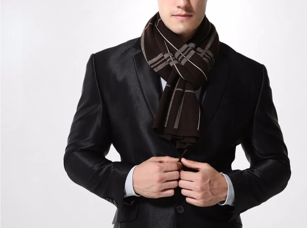 Fashionable Plaid Casual Scraf For Men