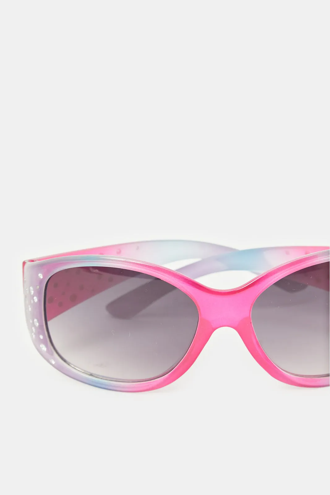 Girls Sports Embellishment Sunglasses
