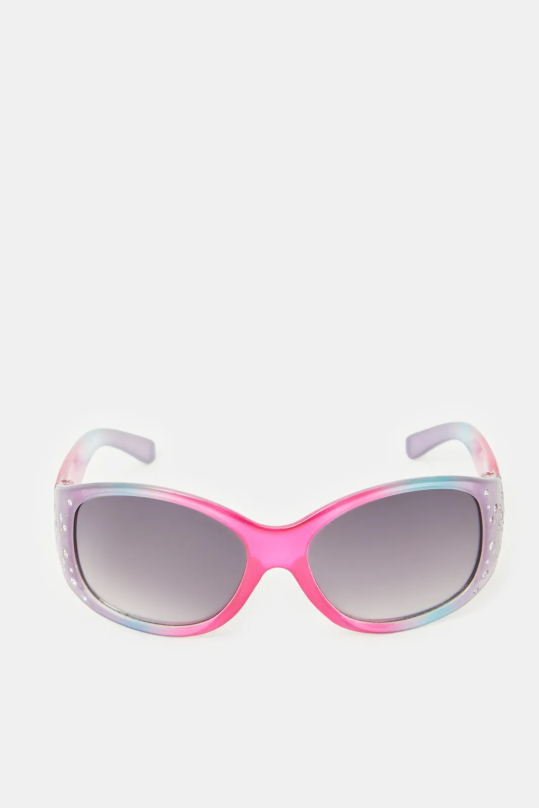 Girls Sports Embellishment Sunglasses