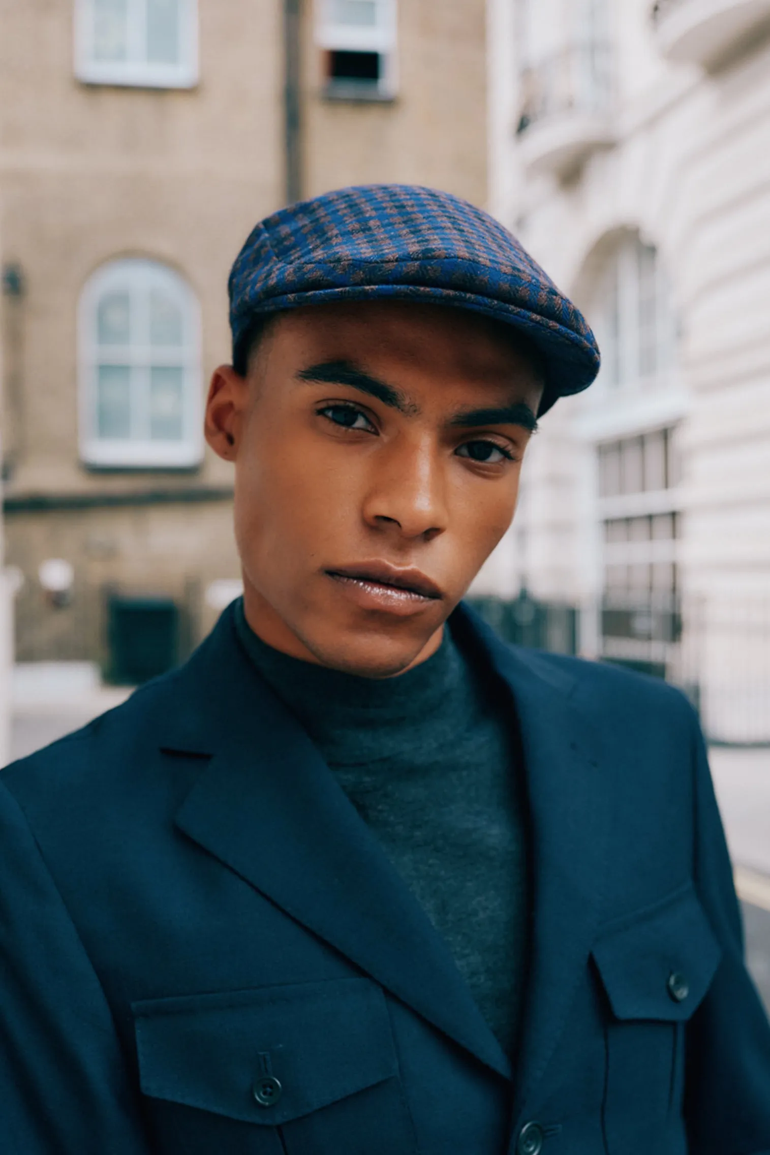 Grosvenor Check Flat Cap