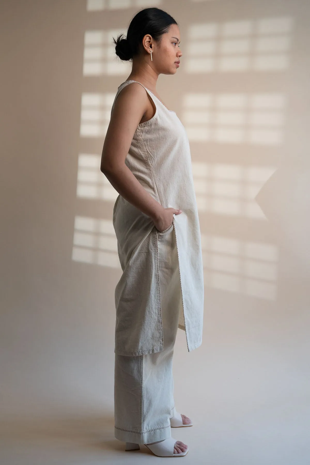 High Slit Tunic & Pants Set