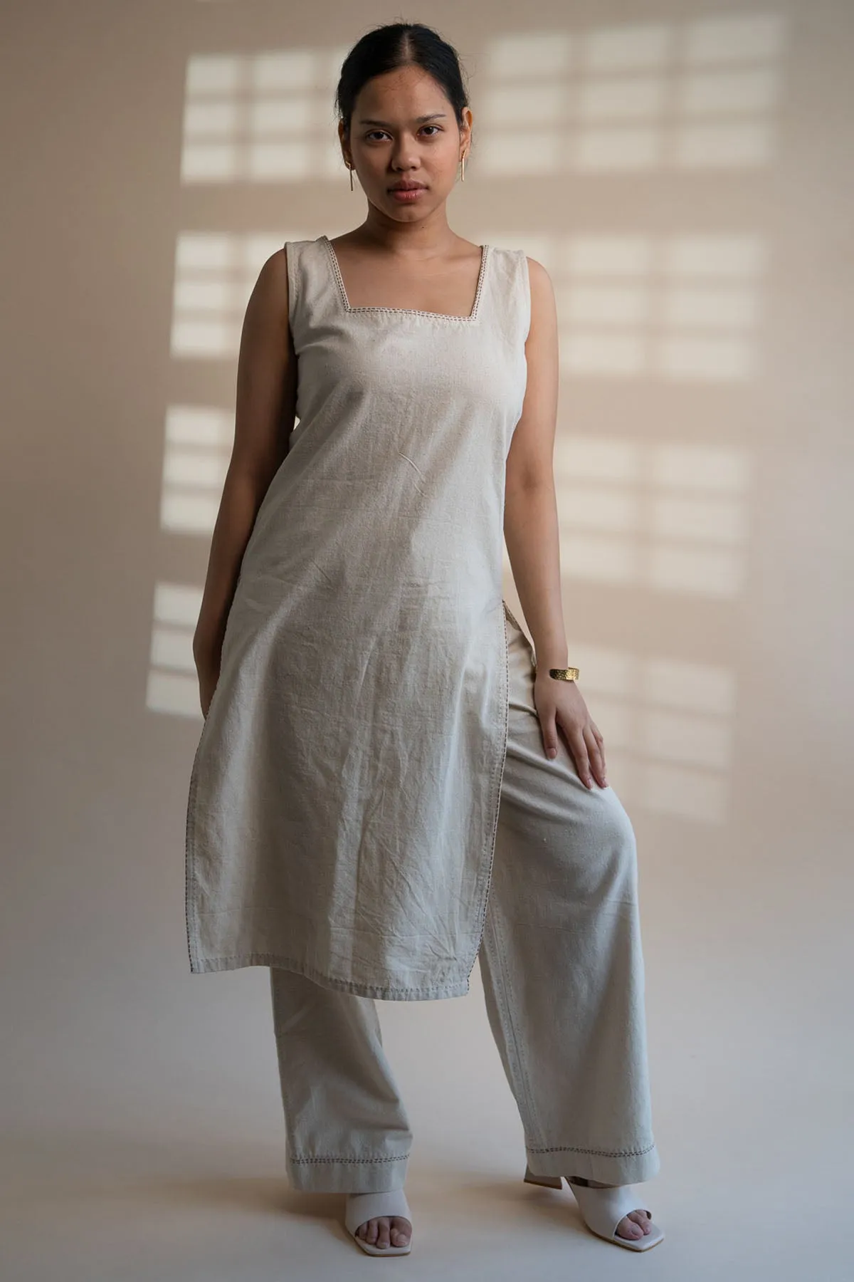 High Slit Tunic & Pants Set