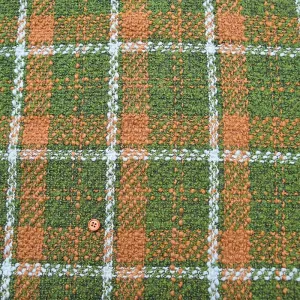 Italian Tweed Fabric - Check