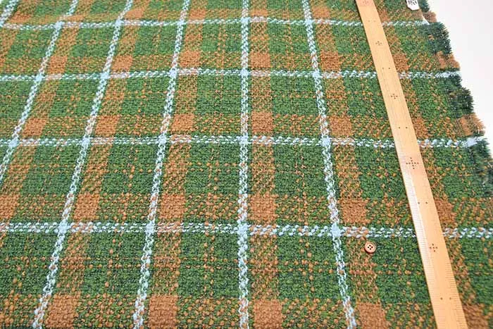 Italian Tweed Fabric - Check