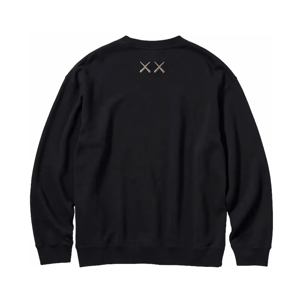 KAWS UT GRAPHIC SWEATSHIRT BLACK