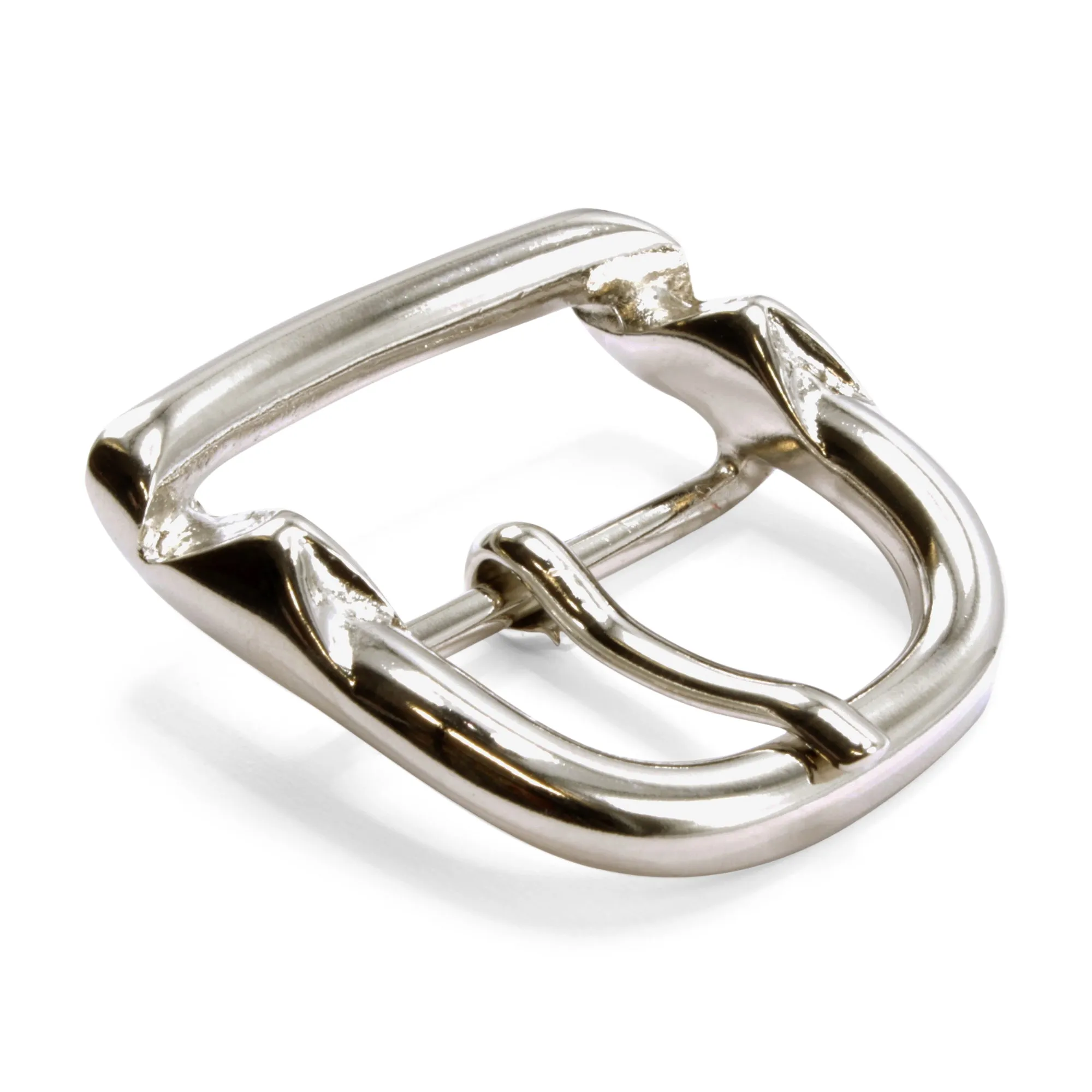 Kinked Rounded Centre Prong Buckle 30mm