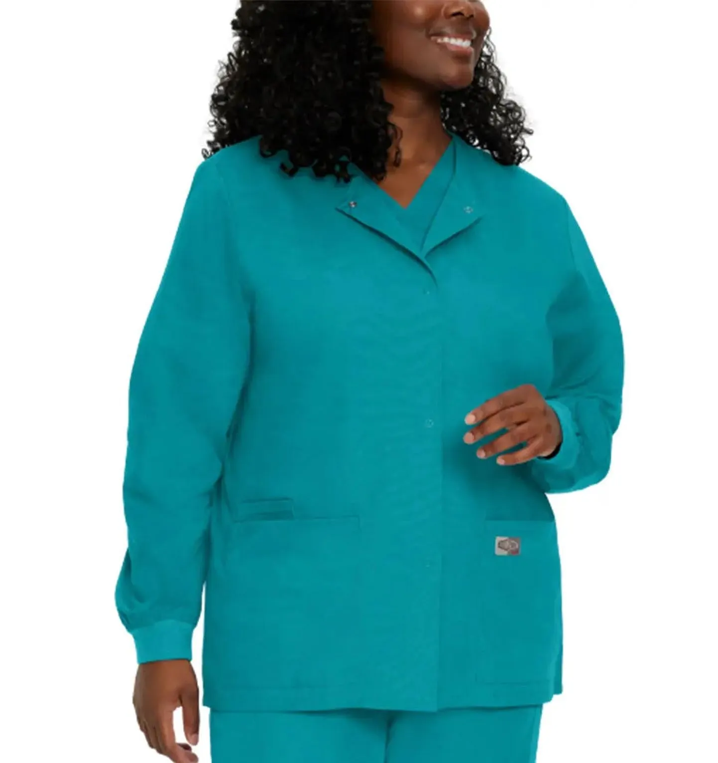 Landau Scrub Zone Women's Warm-Up Scrub Jacket
