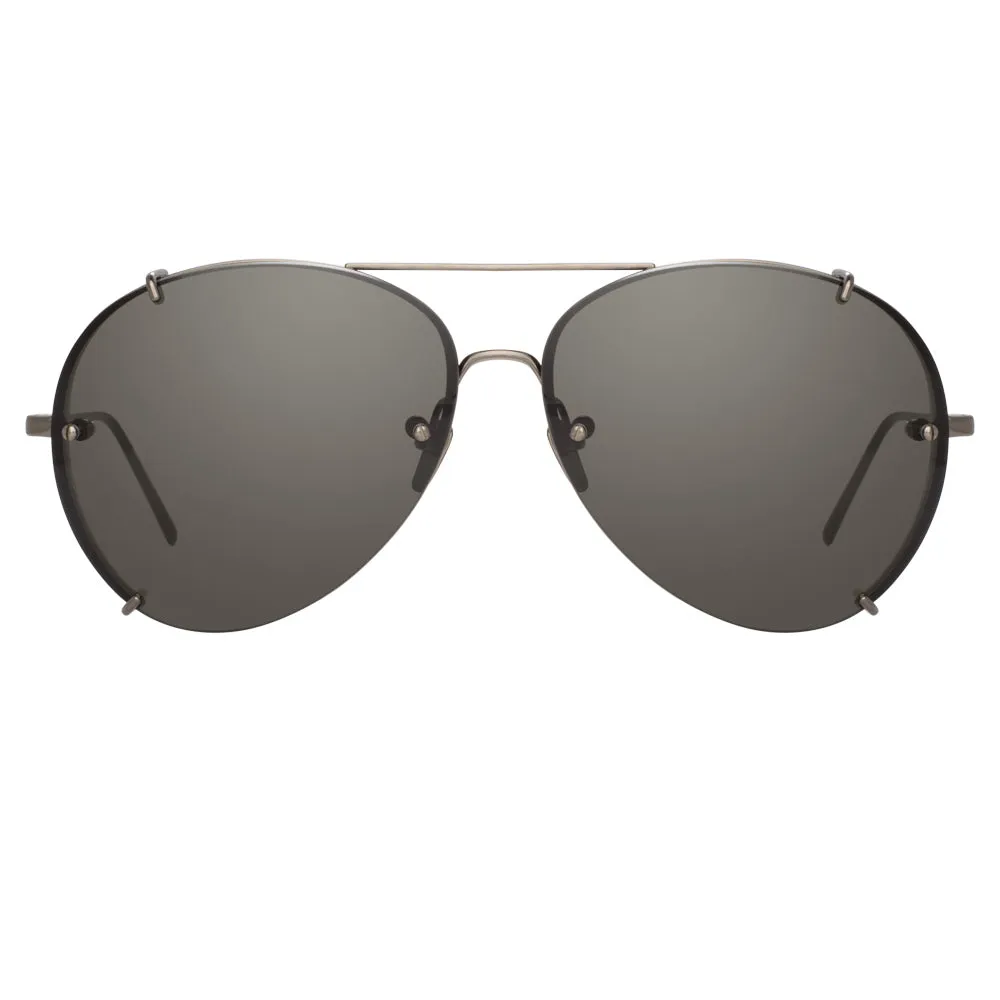 Linda Farrow Peggy C4 Aviator Sunglasses