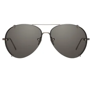 Linda Farrow Peggy C4 Aviator Sunglasses