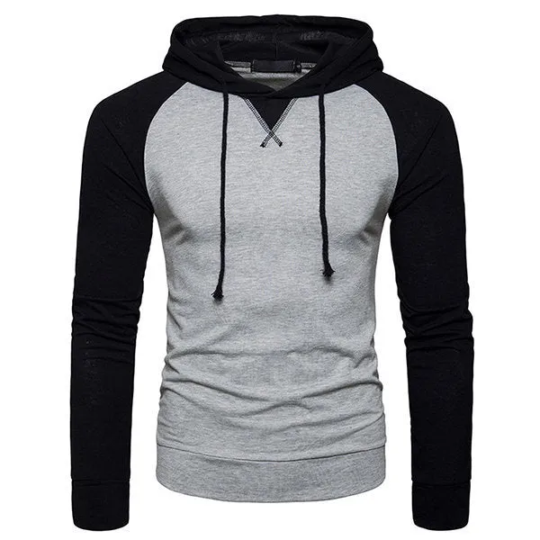 Mens Hit Color Sport Hoodies