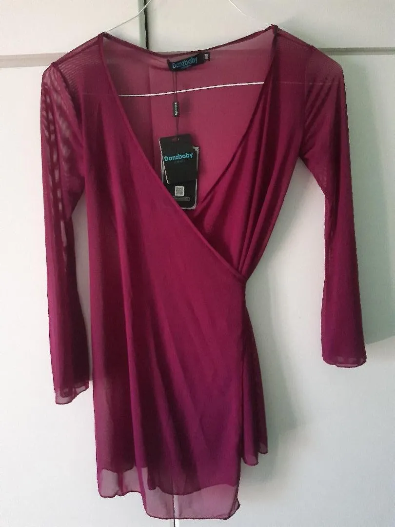 Mesh Cross-Over Tunic "Lise"
