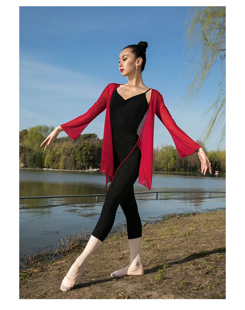 Mesh Cross-Over Tunic "Lise"