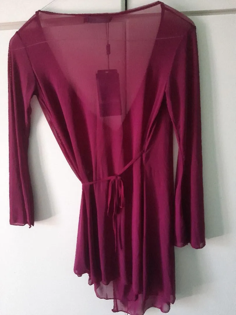 Mesh Cross-Over Tunic "Lise"
