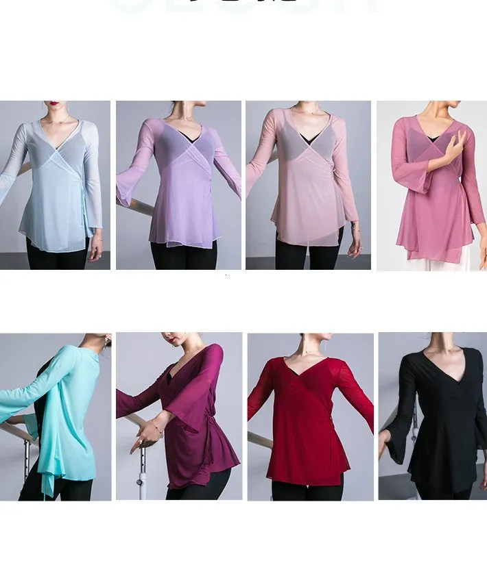 Mesh Cross-Over Tunic "Lise"