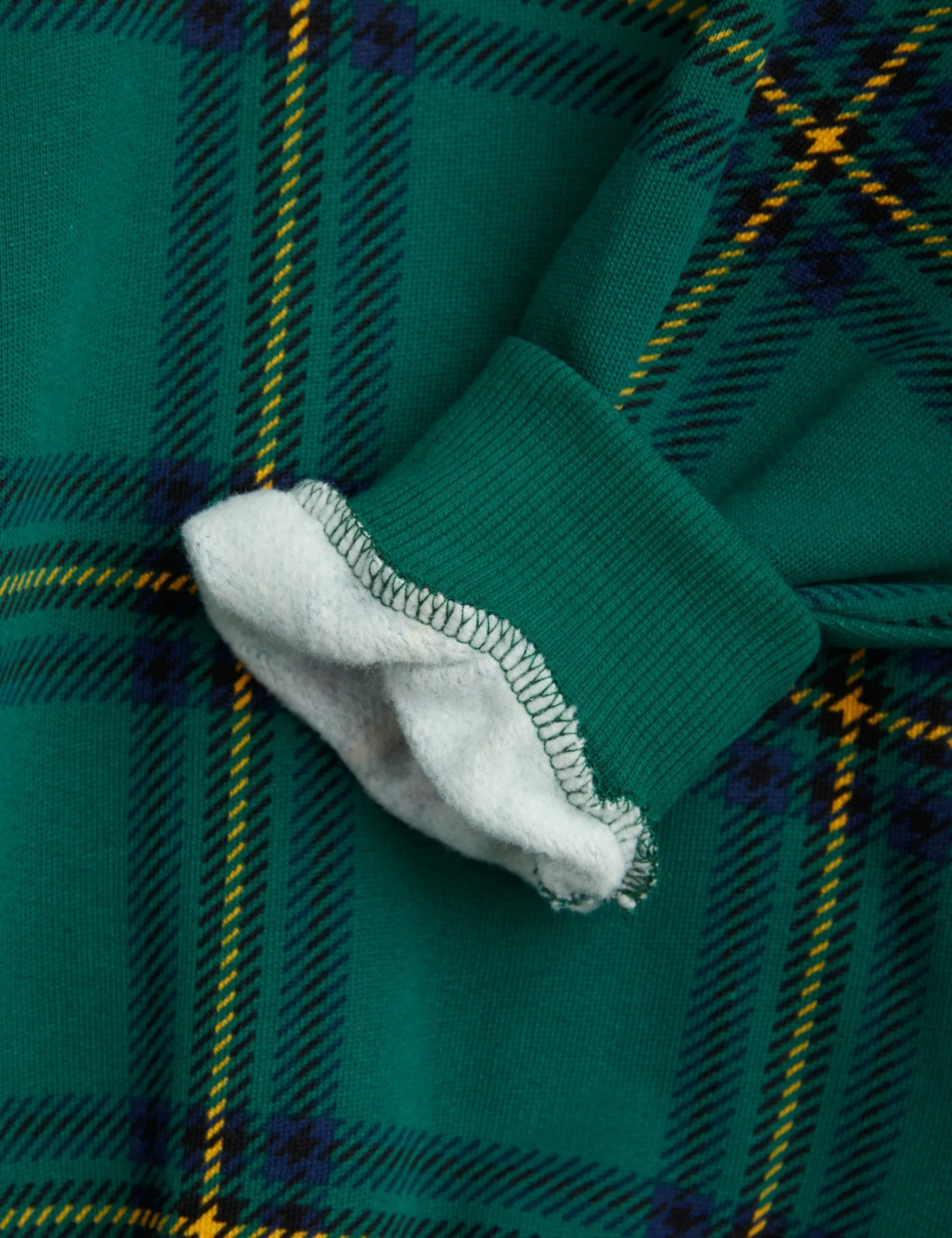 Mini Rodini Check Sweatshirt - Green